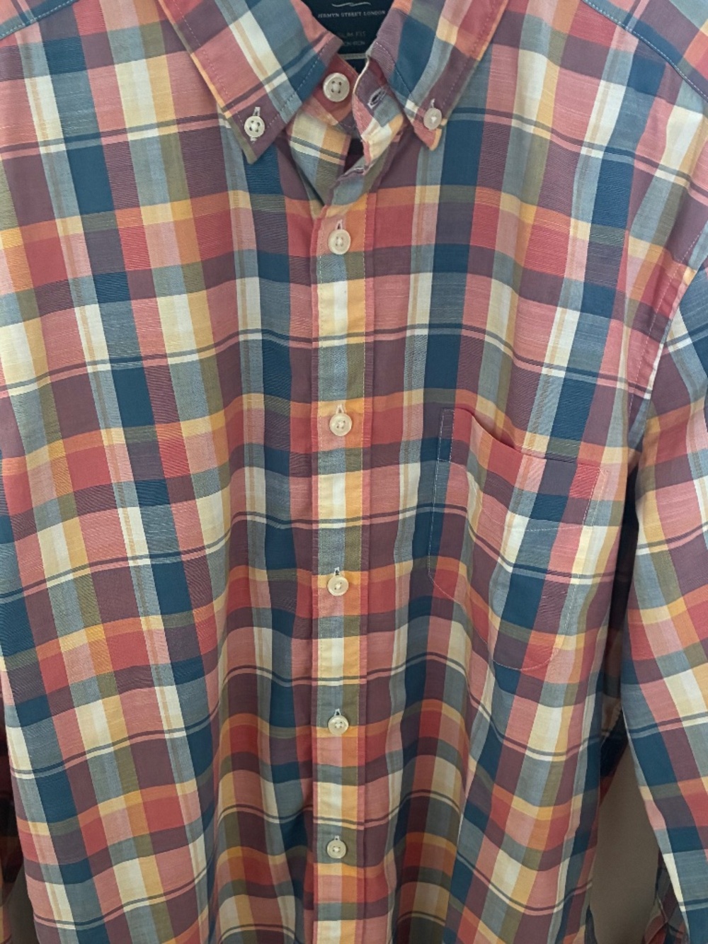 Charles Tyrwhitt Men’s M Slim Fit Casual Shirt Non-Iron